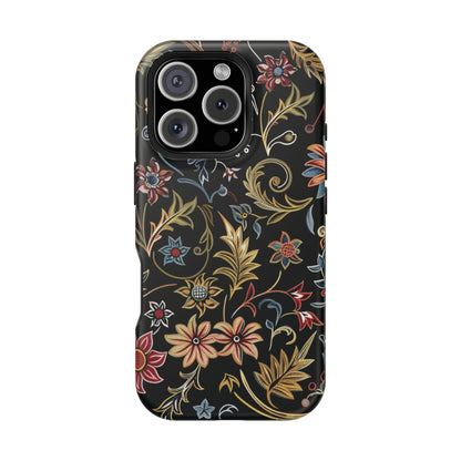 Floral Vintage Phone Case — Magnetic Impact - Resistant - DIGITAL X