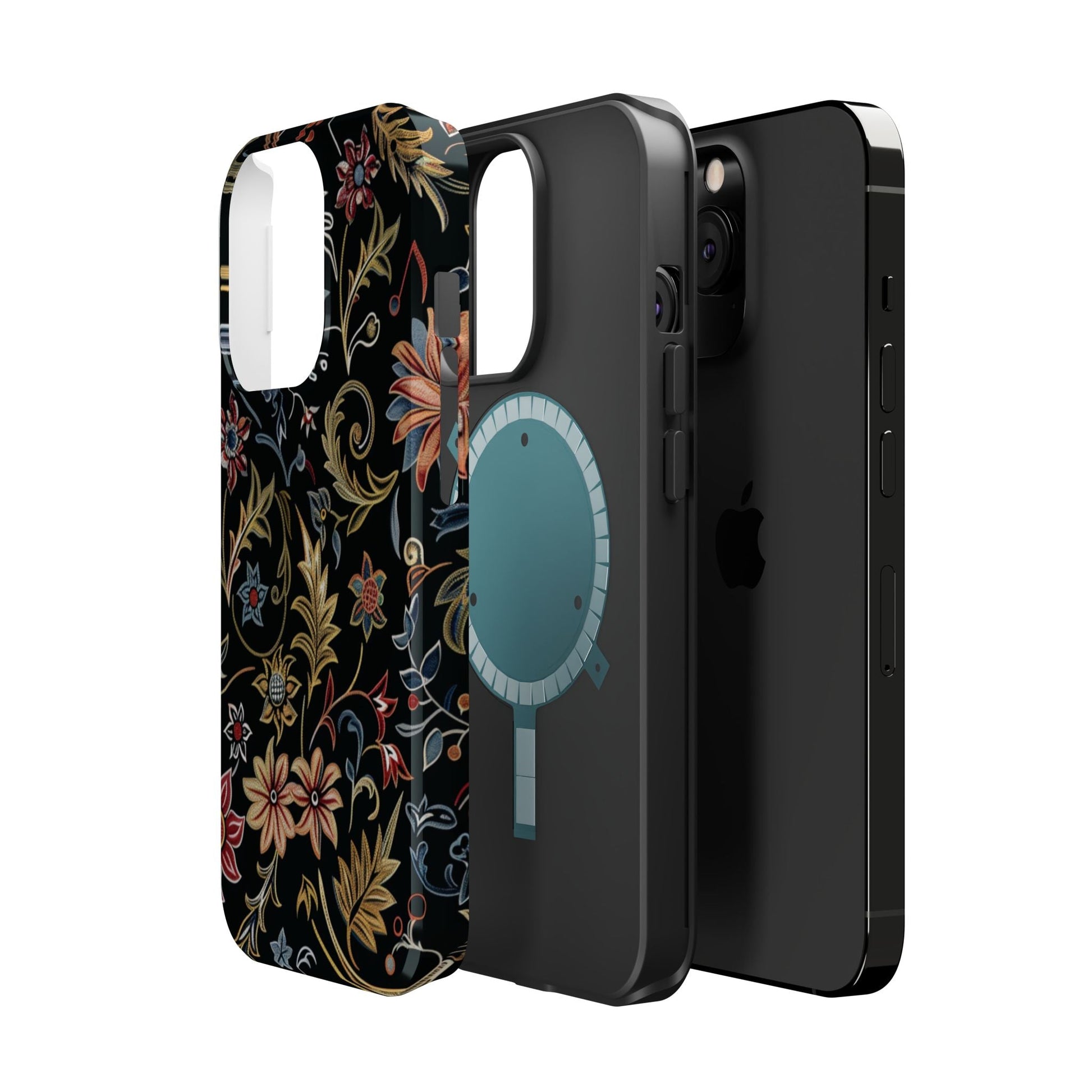 Floral Vintage Phone Case — Magnetic Impact - Resistant - DIGITAL X