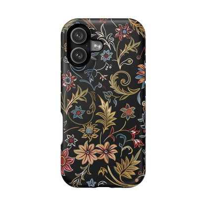 Floral Vintage Phone Case — Magnetic Impact - Resistant - DIGITAL X