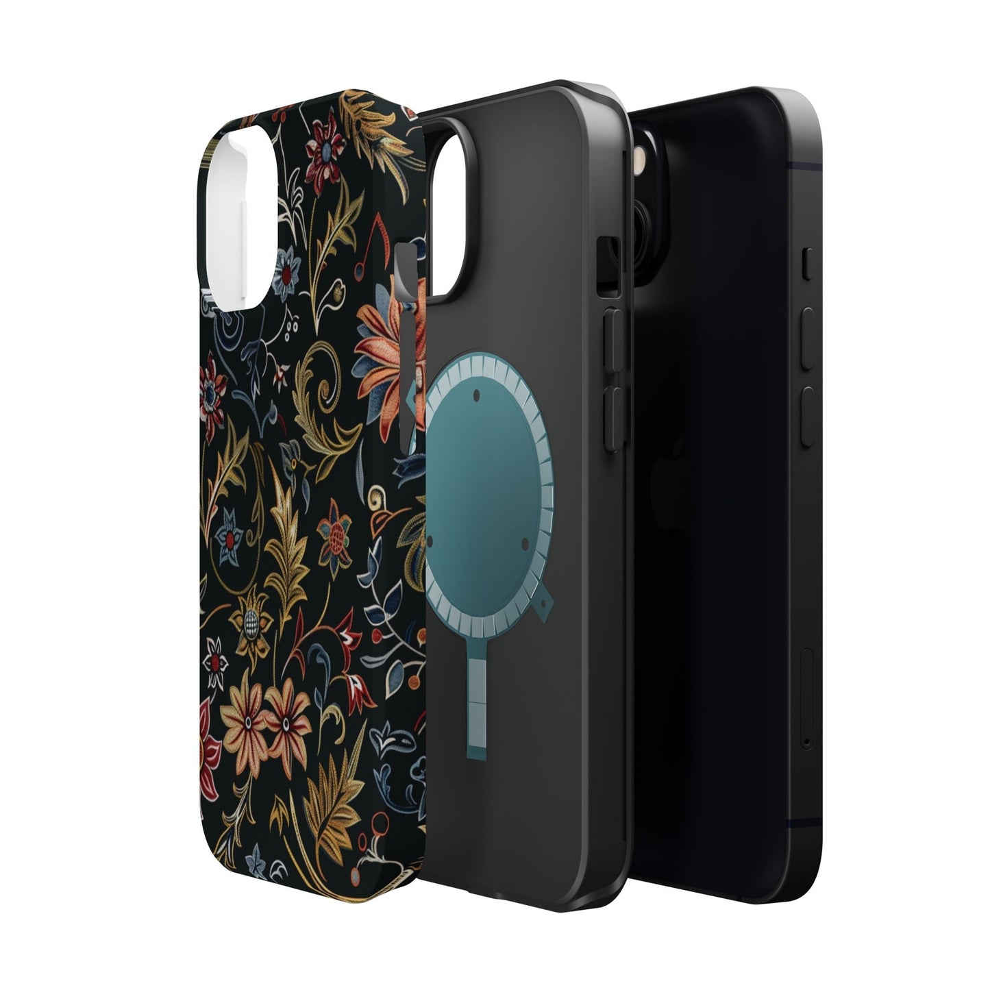 Floral Vintage Phone Case — Magnetic Impact - Resistant - DIGITAL X