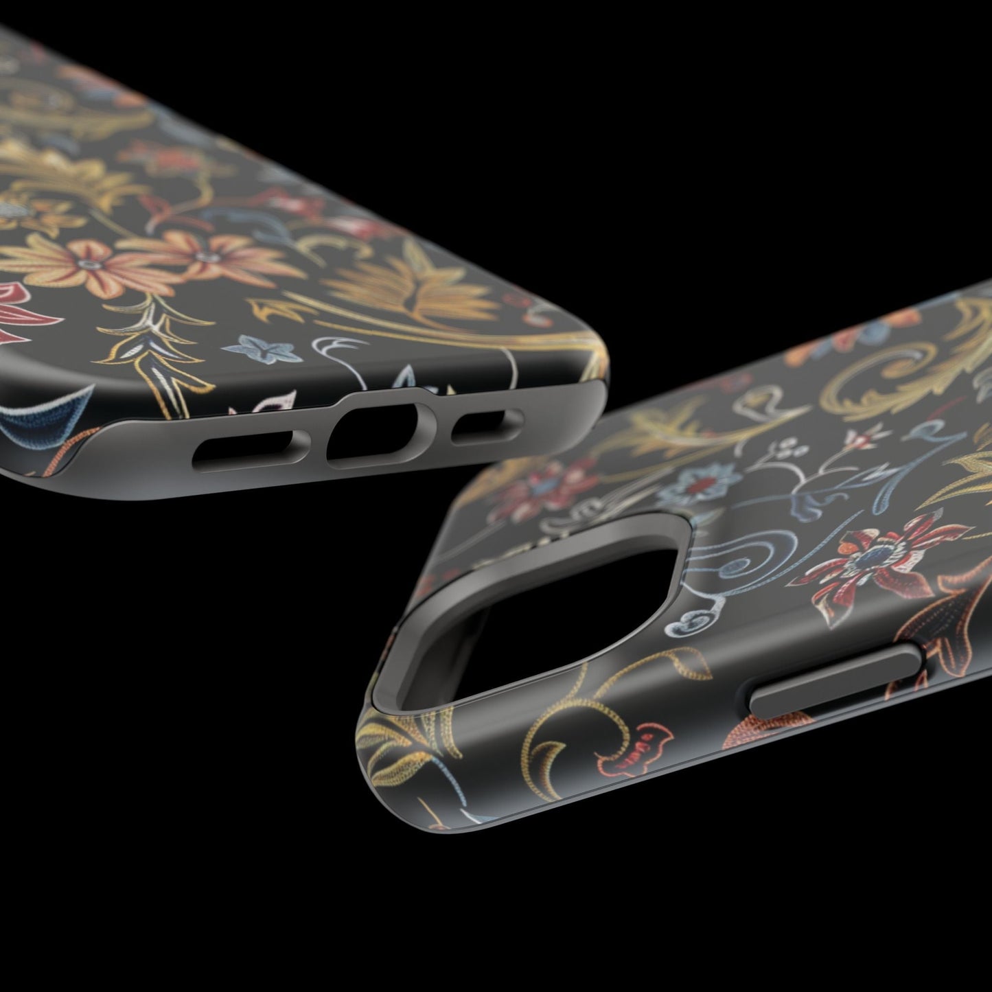 Floral Vintage Phone Case — Magnetic Impact - Resistant - DIGITAL X