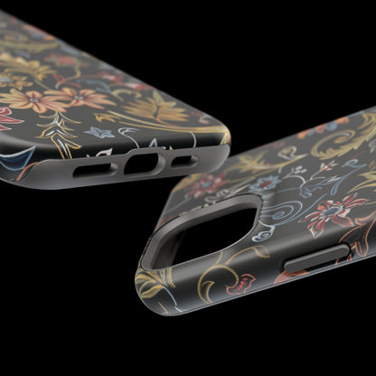 Floral Vintage Phone Case — Magnetic Impact - Resistant - DIGITAL X