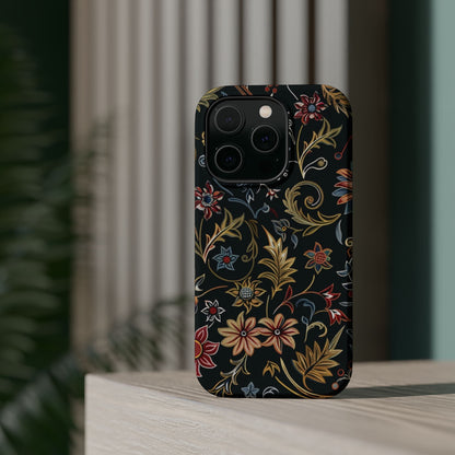 Floral Vintage Phone Case — Magnetic Impact - Resistant - DIGITAL X