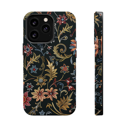 Floral Vintage Phone Case — Magnetic Impact - Resistant - DIGITAL X