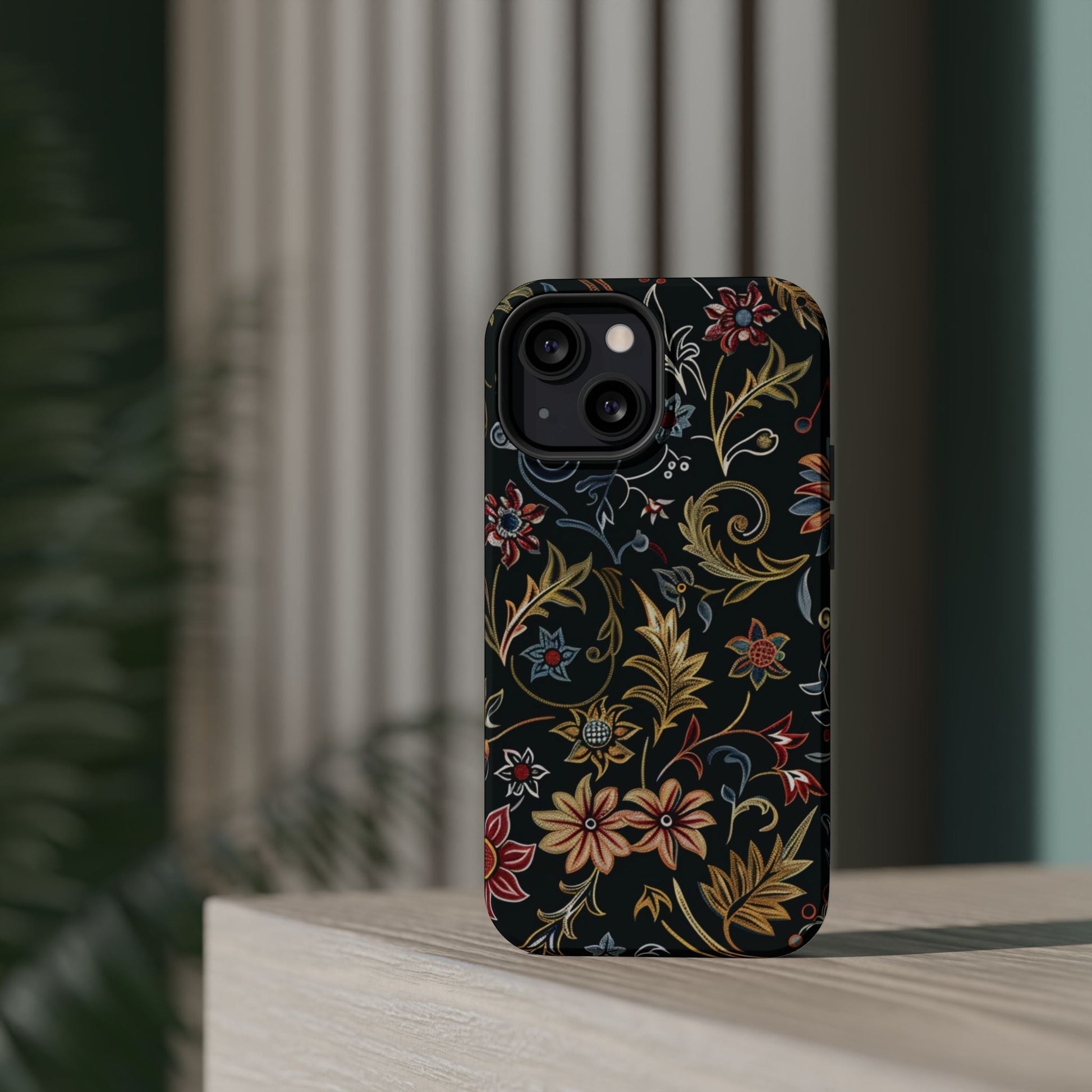 Floral Vintage Phone Case — Magnetic Impact - Resistant - DIGITAL X