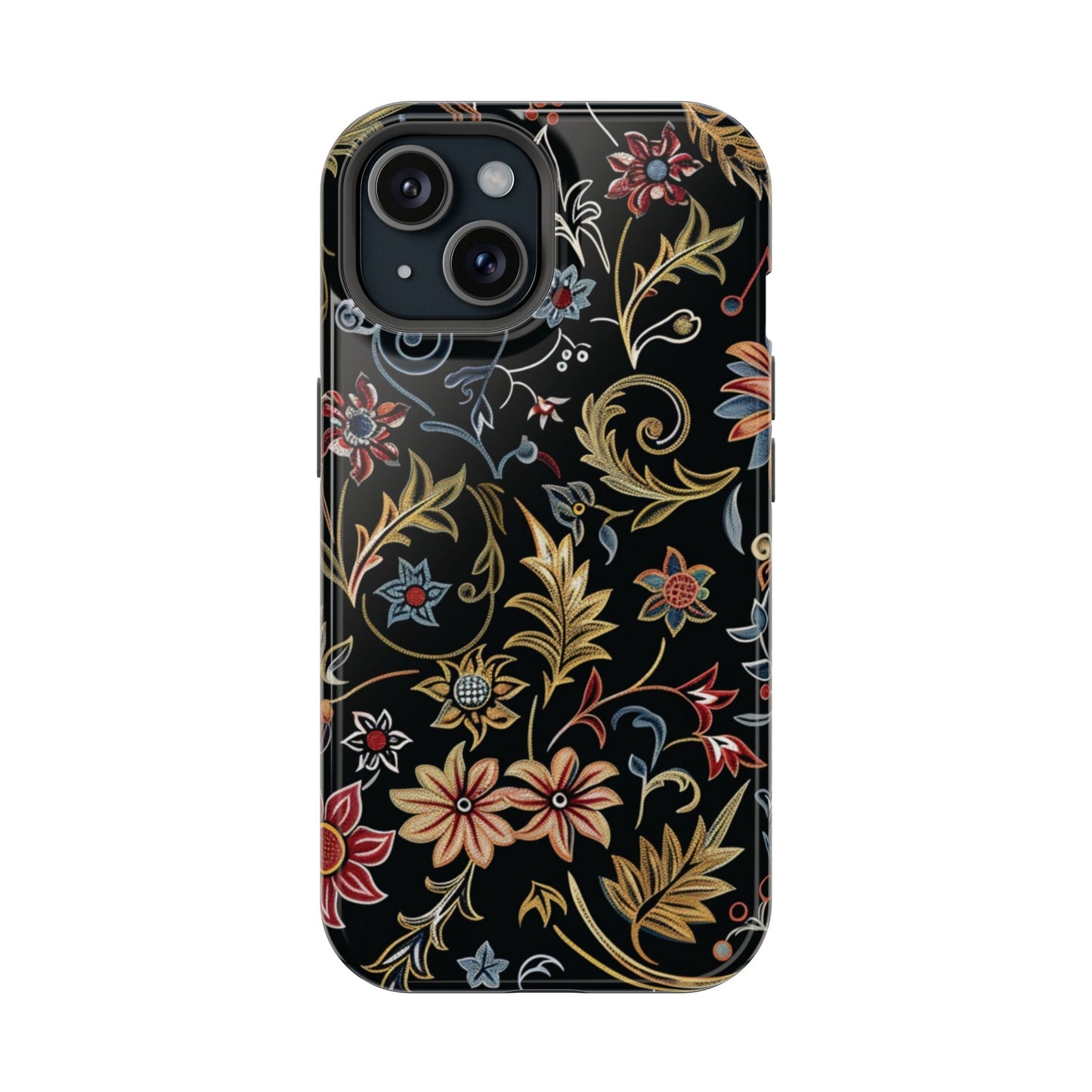 Floral Vintage Phone Case — Magnetic Impact - Resistant - DIGITAL X
