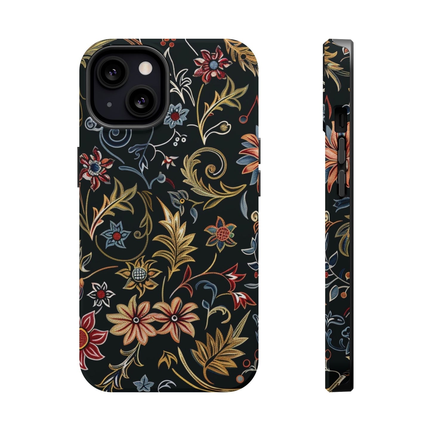 Floral Vintage Phone Case — Magnetic Impact - Resistant - DIGITAL X