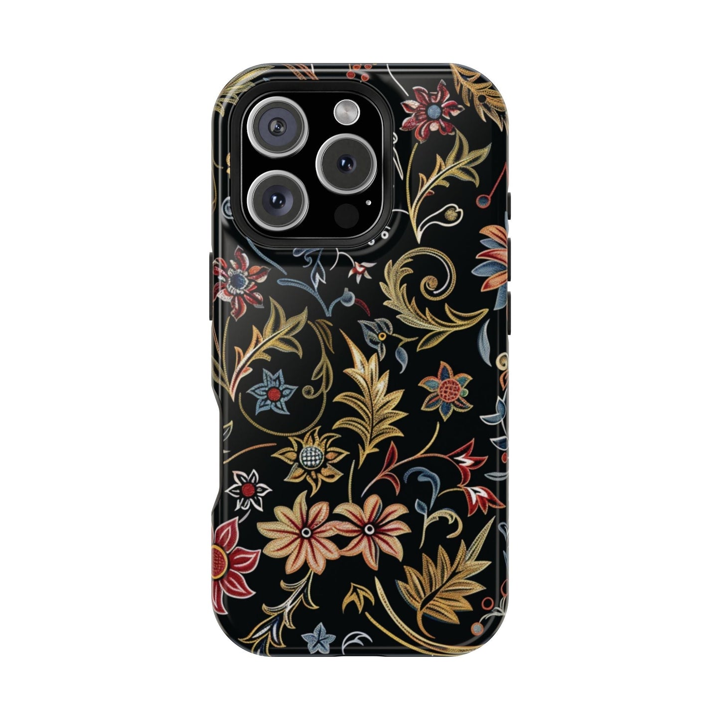 Floral Vintage Phone Case — Magnetic Impact - Resistant - DIGITAL X