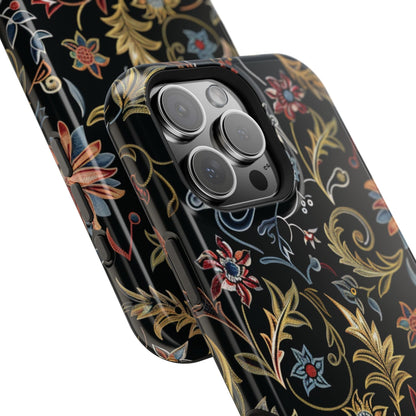 Floral Vintage Phone Case — Magnetic Impact - Resistant - DIGITAL X