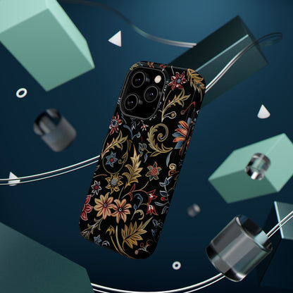 Floral Vintage Phone Case — Magnetic Impact - Resistant - DIGITAL X