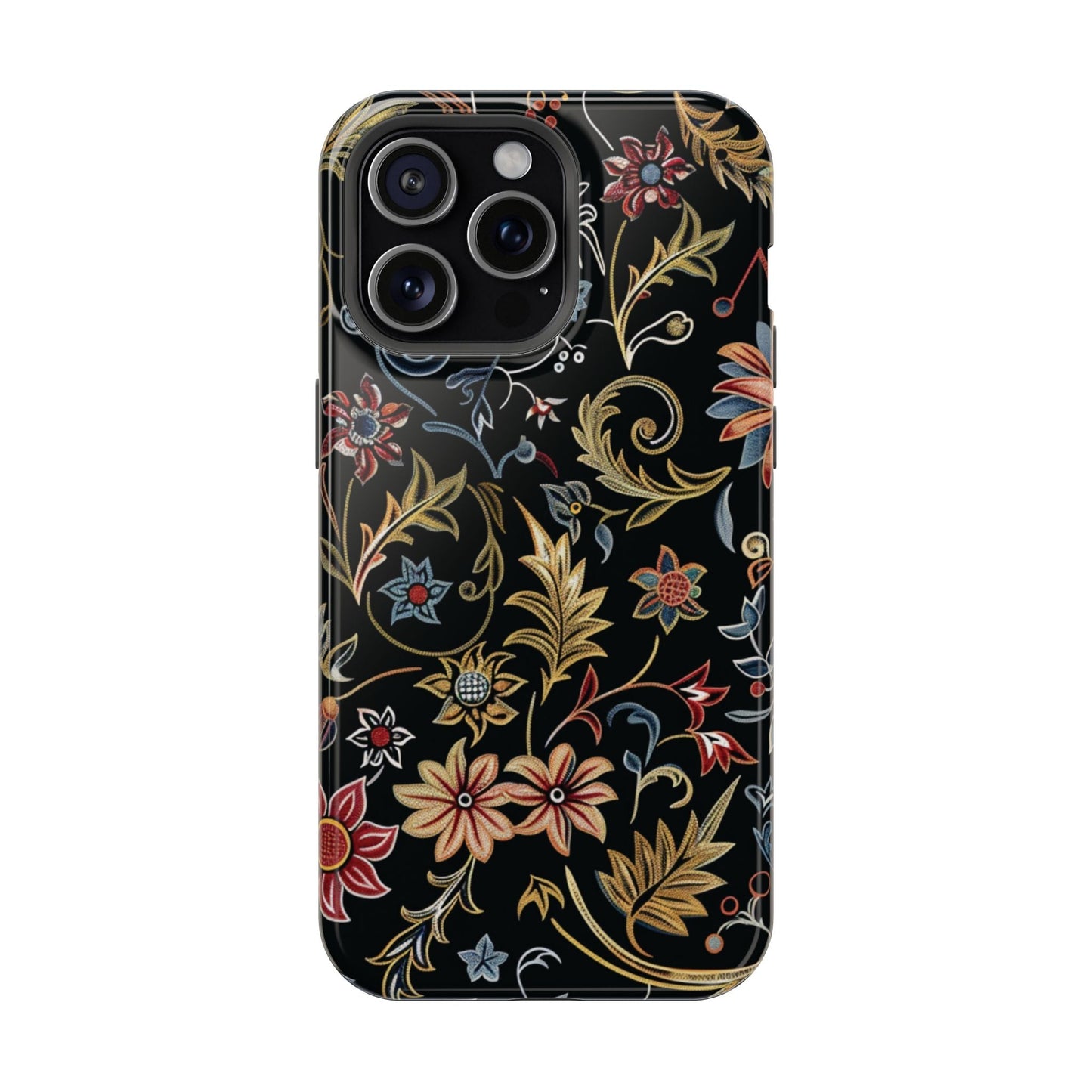 Floral Vintage Phone Case — Magnetic Impact - Resistant - DIGITAL X