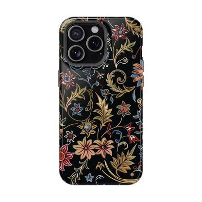 Floral Vintage Phone Case — Magnetic Impact - Resistant - DIGITAL X
