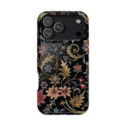 Floral Vintage Phone Case — Magnetic Impact - Resistant - DIGITAL X