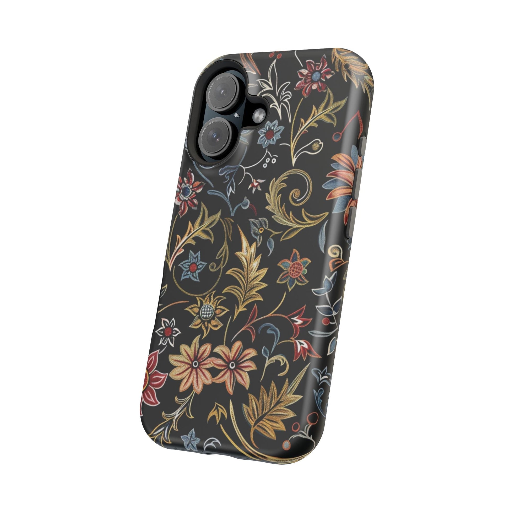 Floral Vintage Phone Case — Magnetic Impact - Resistant - DIGITAL X