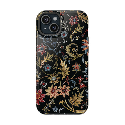 Floral Vintage Phone Case — Magnetic Impact - Resistant - DIGITAL X