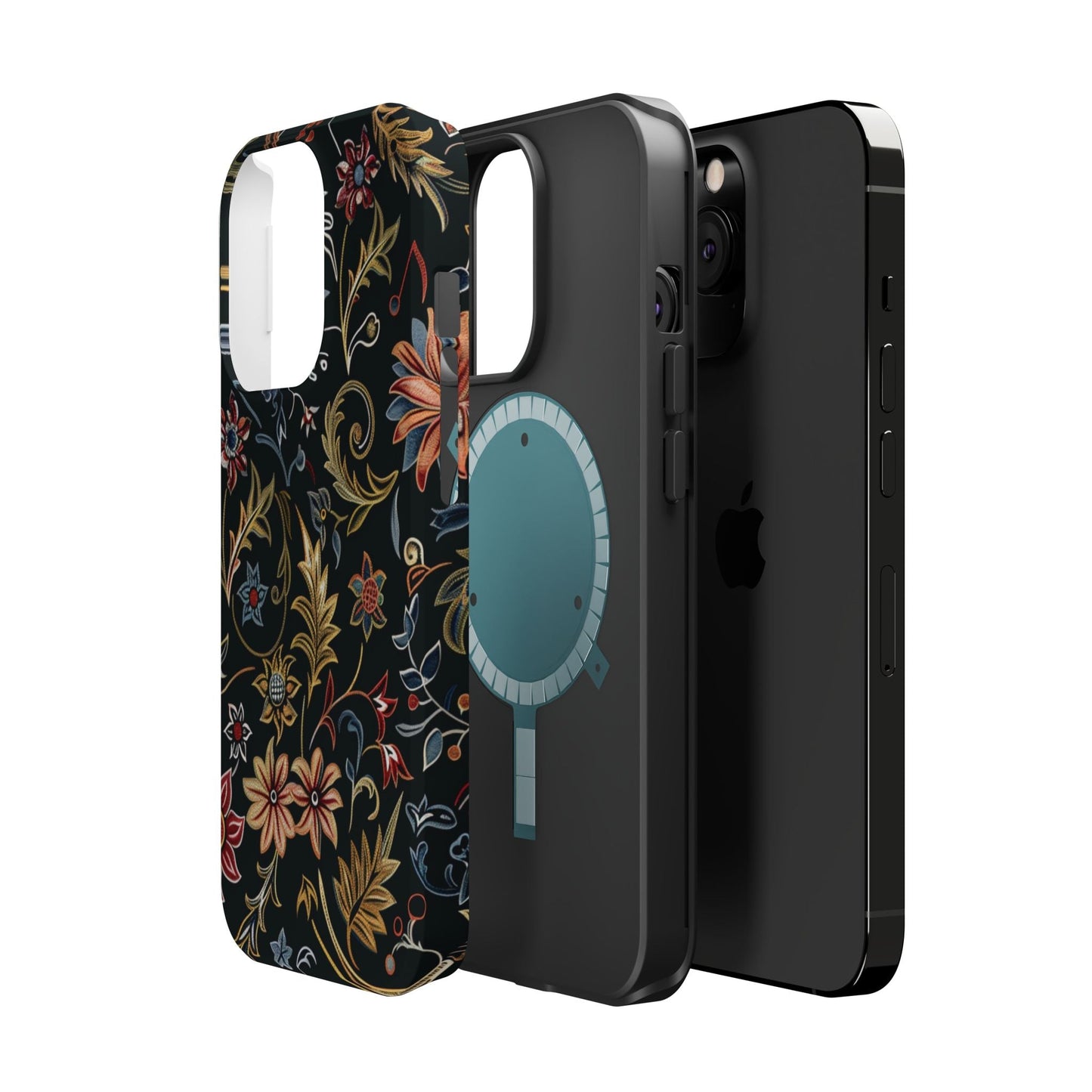 Floral Vintage Phone Case — Magnetic Impact - Resistant - DIGITAL X