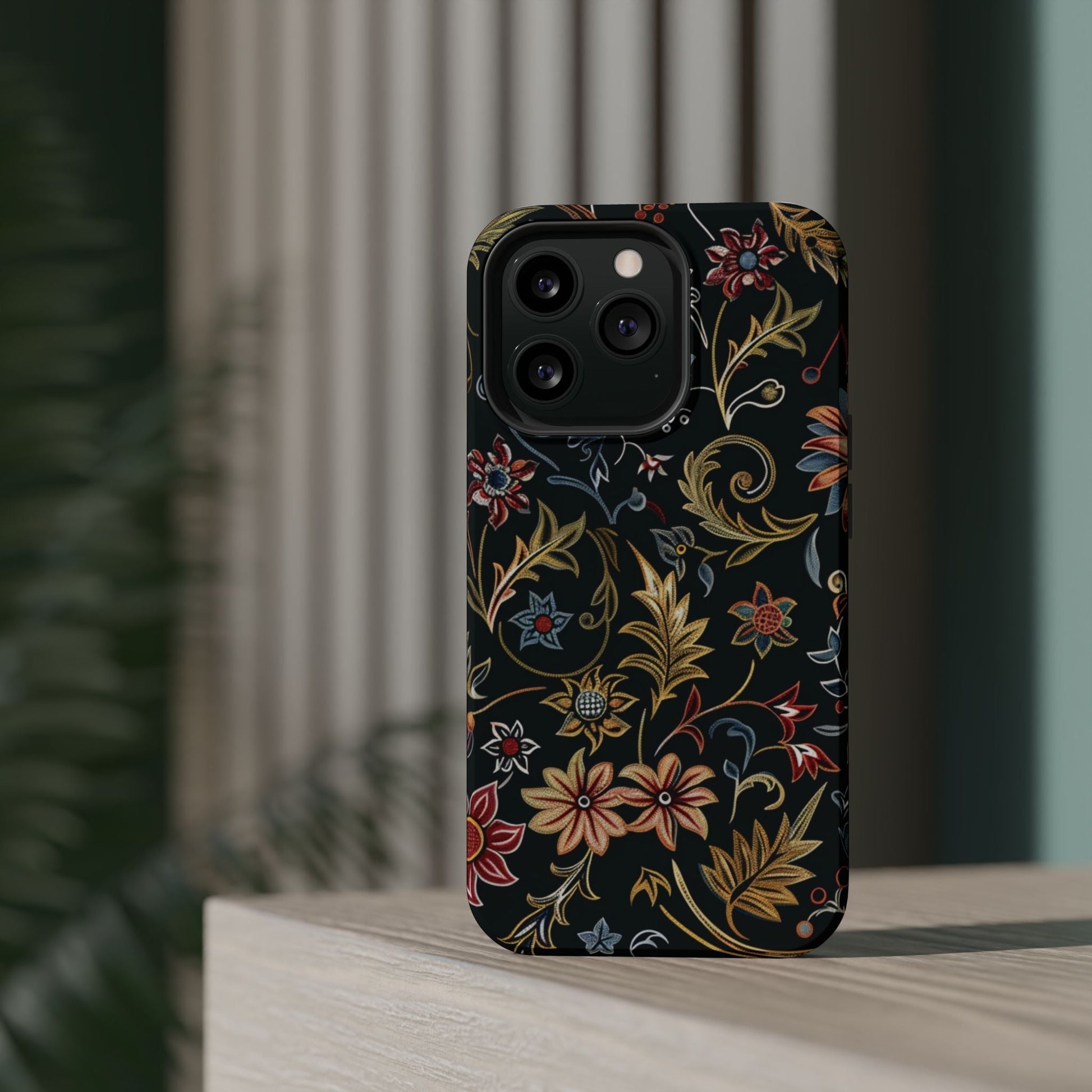 Floral Vintage Phone Case — Magnetic Impact - Resistant - DIGITAL X