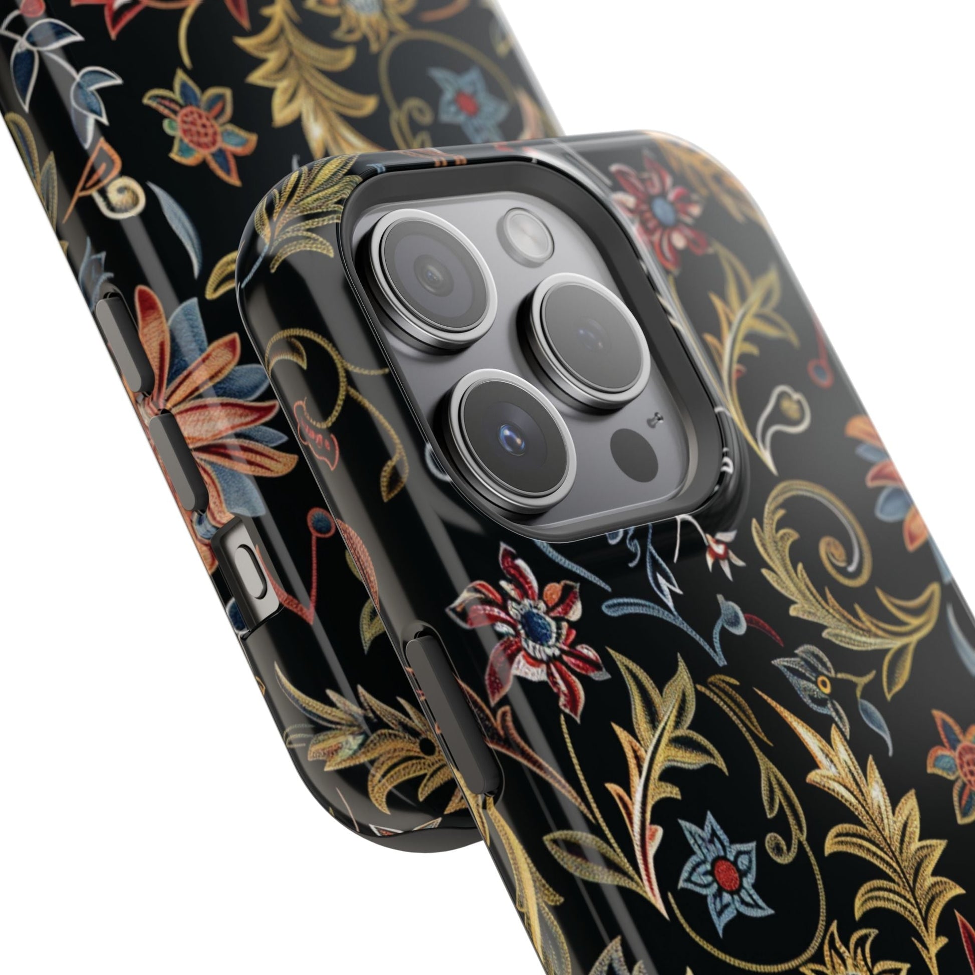 Floral Vintage Phone Case — Magnetic Impact - Resistant - DIGITAL X