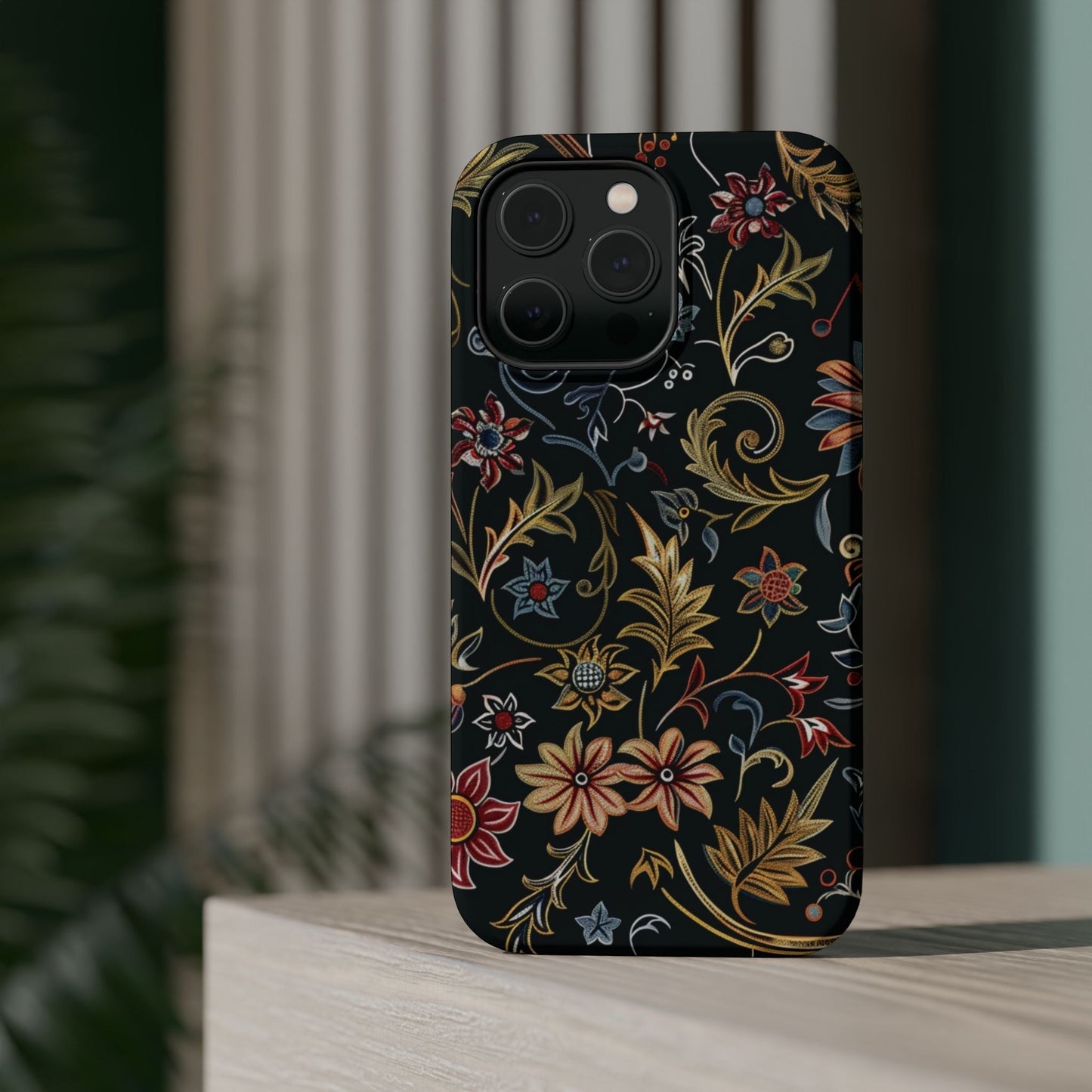 Floral Vintage Phone Case — Magnetic Impact - Resistant - DIGITAL X