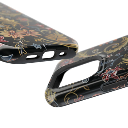 Floral Vintage Phone Case — Magnetic Impact - Resistant - DIGITAL X