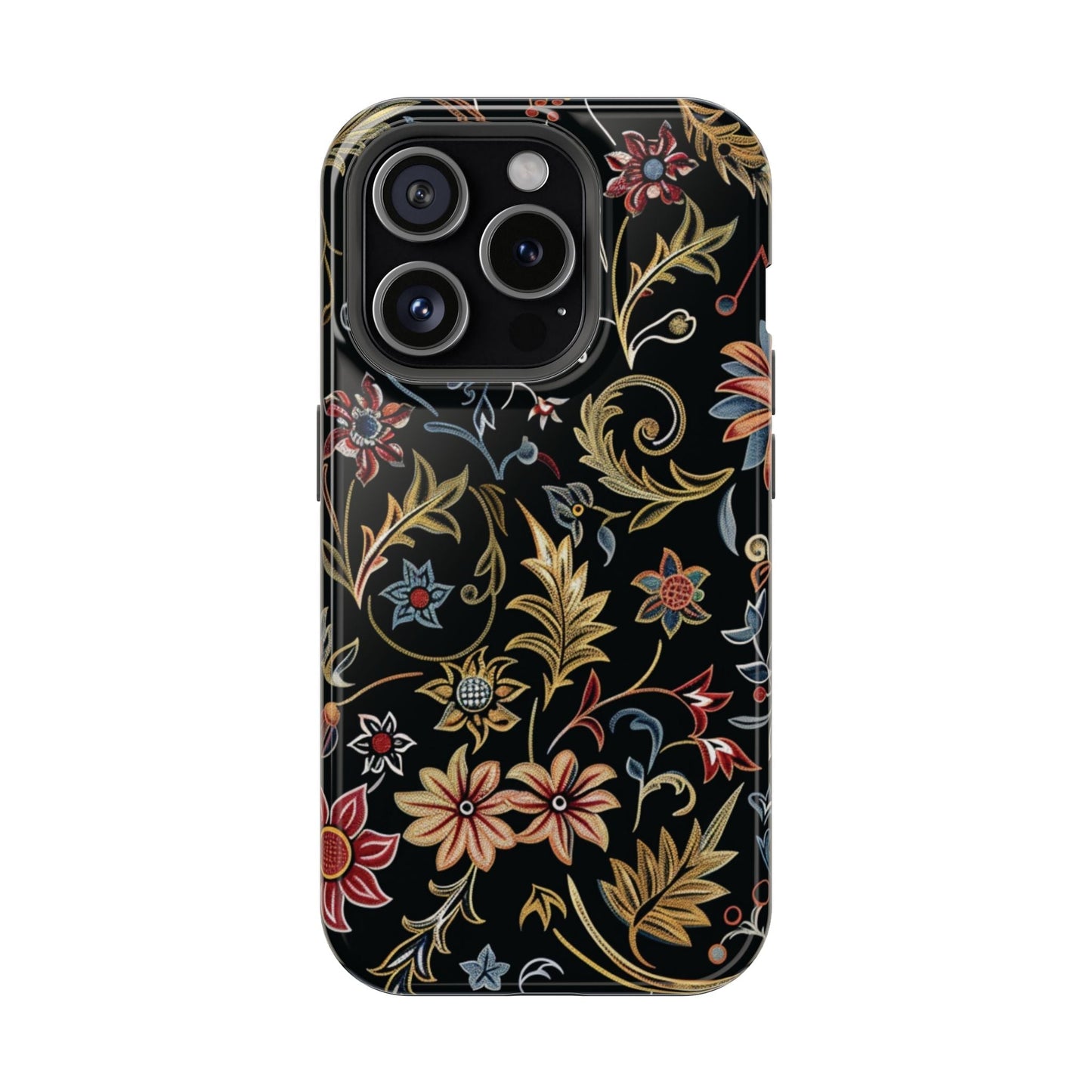 Floral Vintage Phone Case — Magnetic Impact - Resistant - DIGITAL X