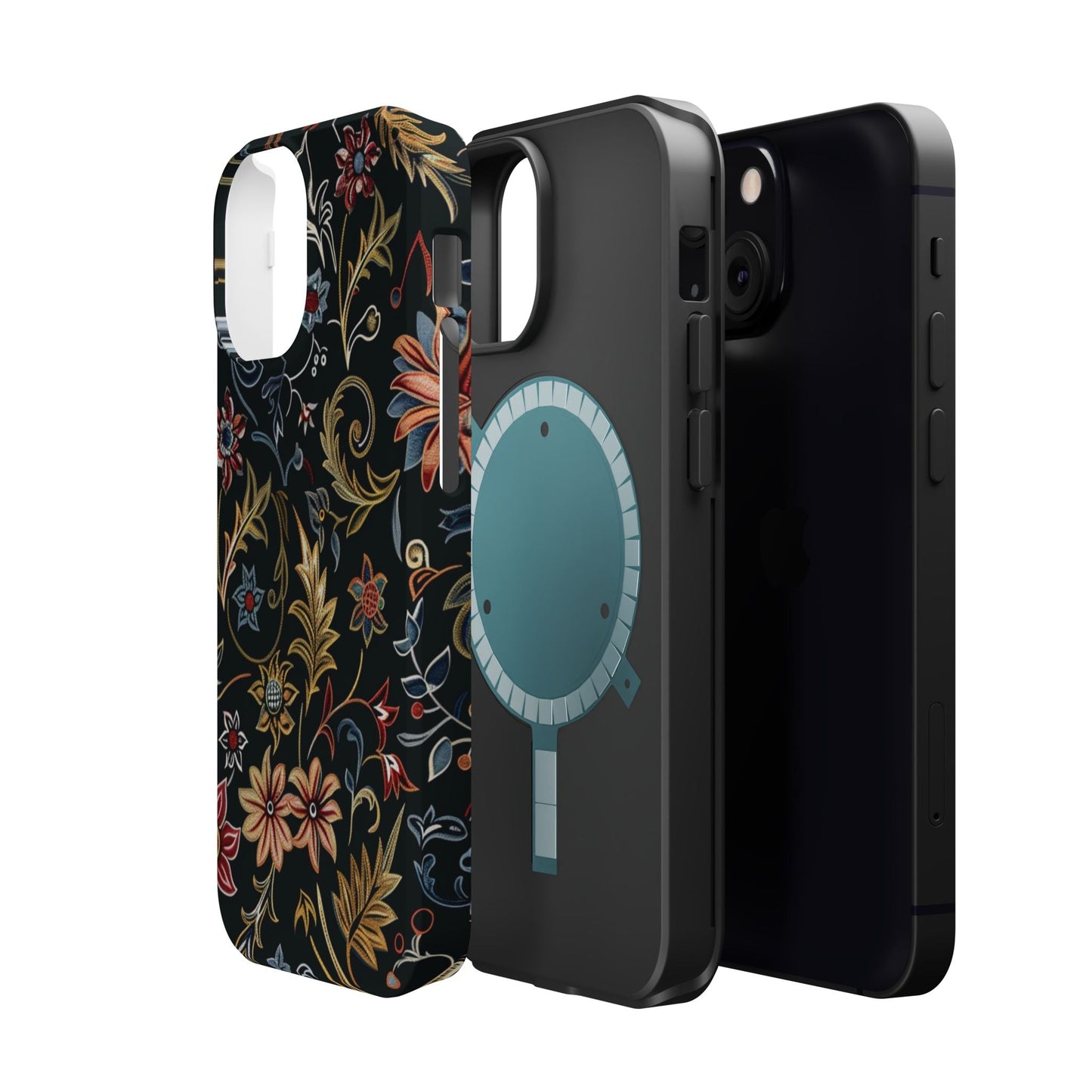 Floral Vintage Phone Case — Magnetic Impact - Resistant - DIGITAL X