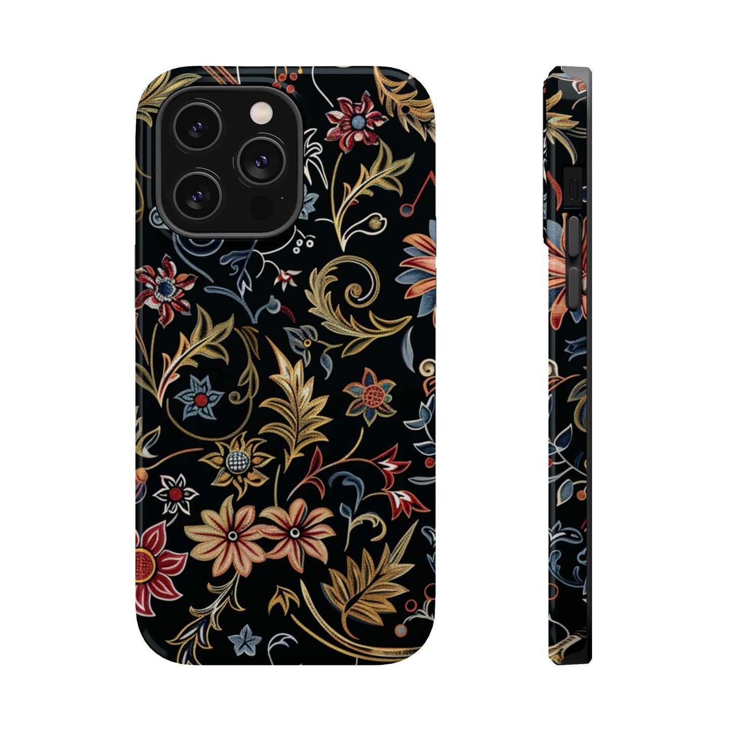 Floral Vintage Phone Case — Magnetic Impact - Resistant - DIGITAL X