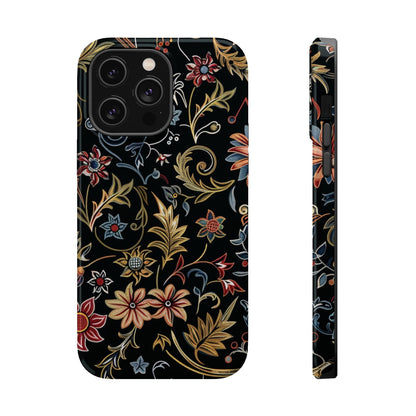 Floral Vintage Phone Case — Magnetic Impact - Resistant - DIGITAL X