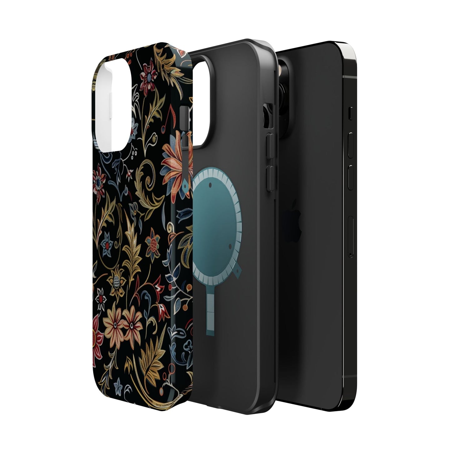 Floral Vintage Phone Case — Magnetic Impact - Resistant - DIGITAL X