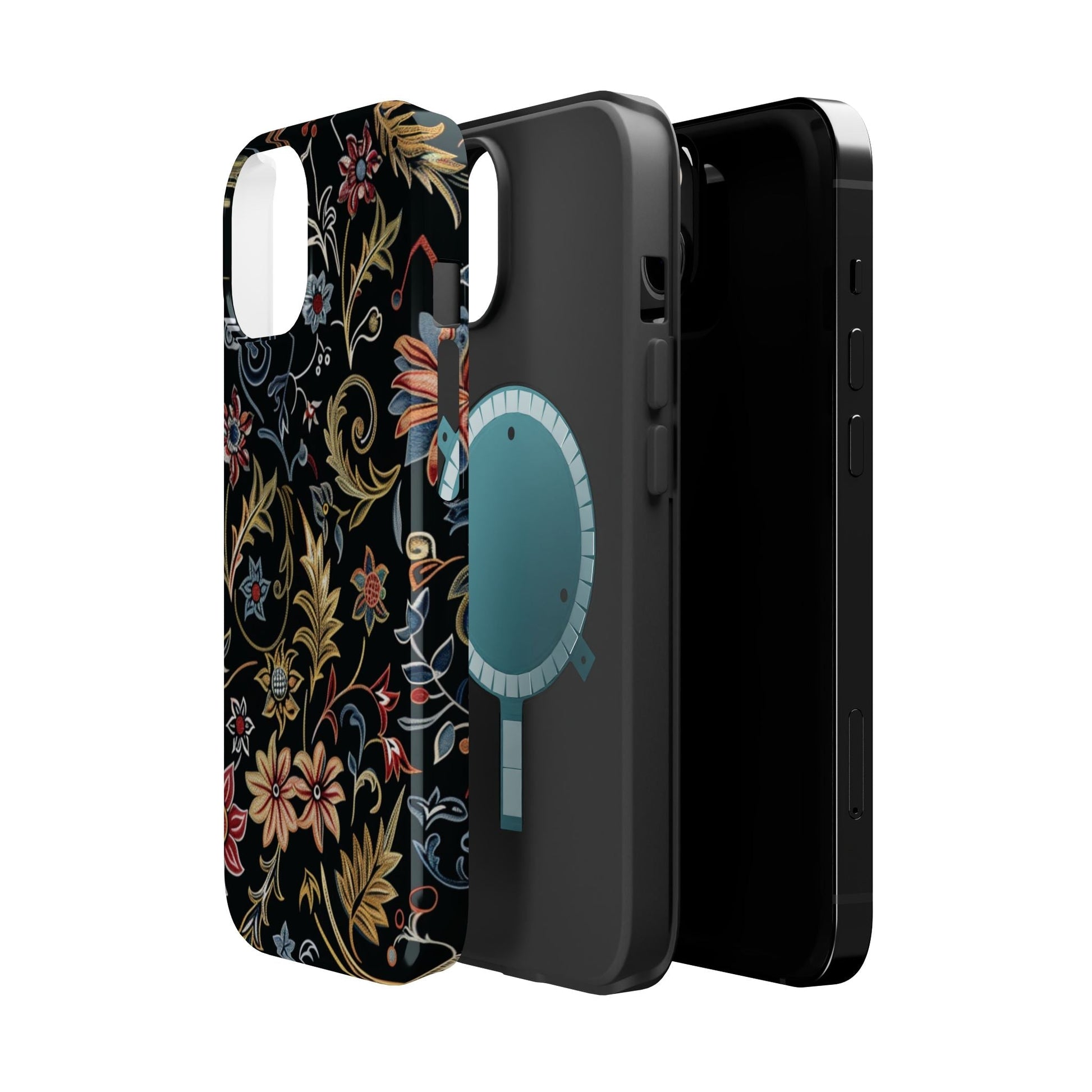 Floral Vintage Phone Case — Magnetic Impact - Resistant - DIGITAL X