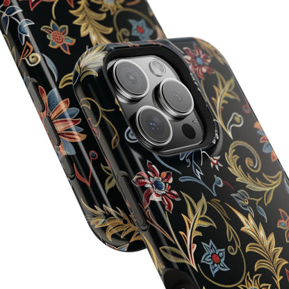 Floral Vintage Phone Case — Magnetic Impact - Resistant - DIGITAL X