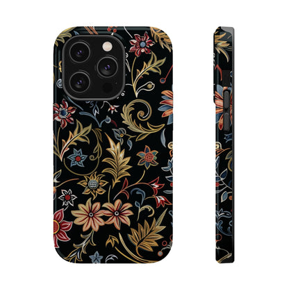 Floral Vintage Phone Case — Magnetic Impact - Resistant - DIGITAL X