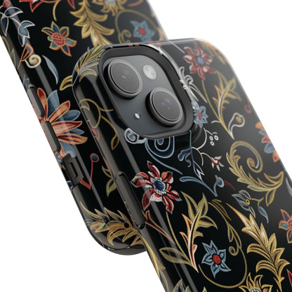 Floral Vintage Phone Case — Magnetic Impact - Resistant - DIGITAL X