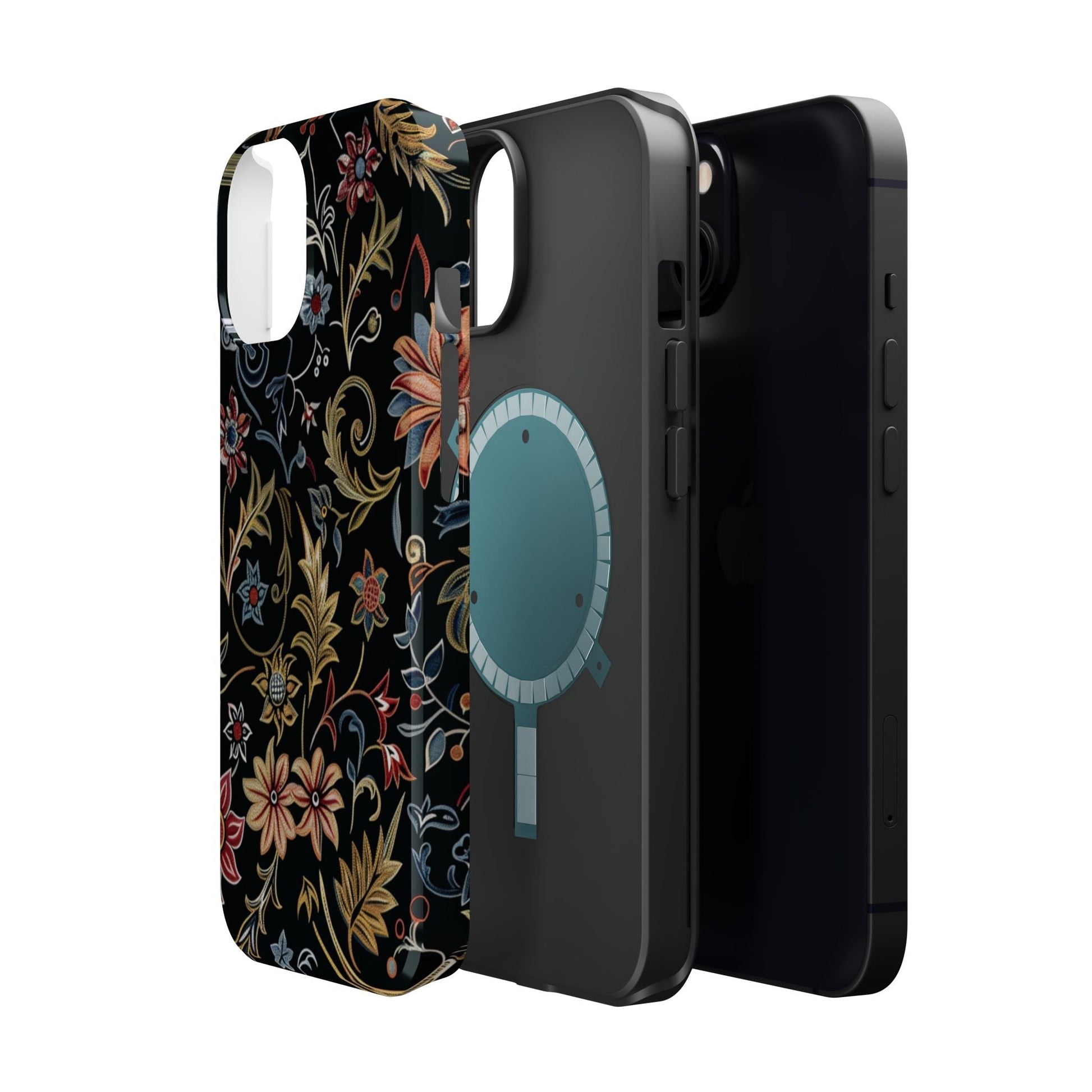 Floral Vintage Phone Case — Magnetic Impact - Resistant - DIGITAL X