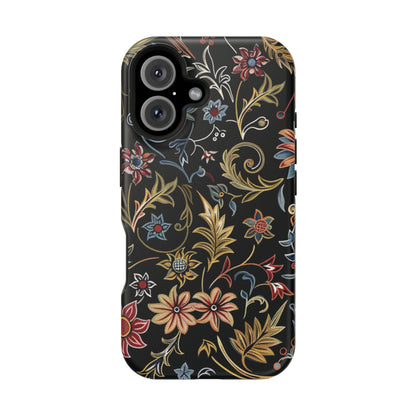 Floral Vintage Phone Case — Magnetic Impact - Resistant - DIGITAL X