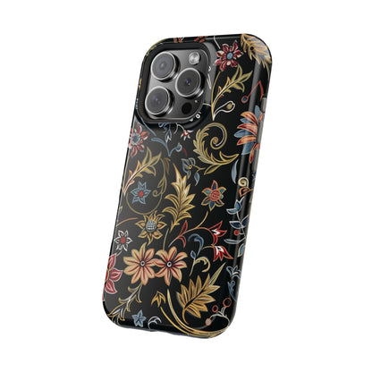 Floral Vintage Phone Case — Magnetic Impact - Resistant - DIGITAL X