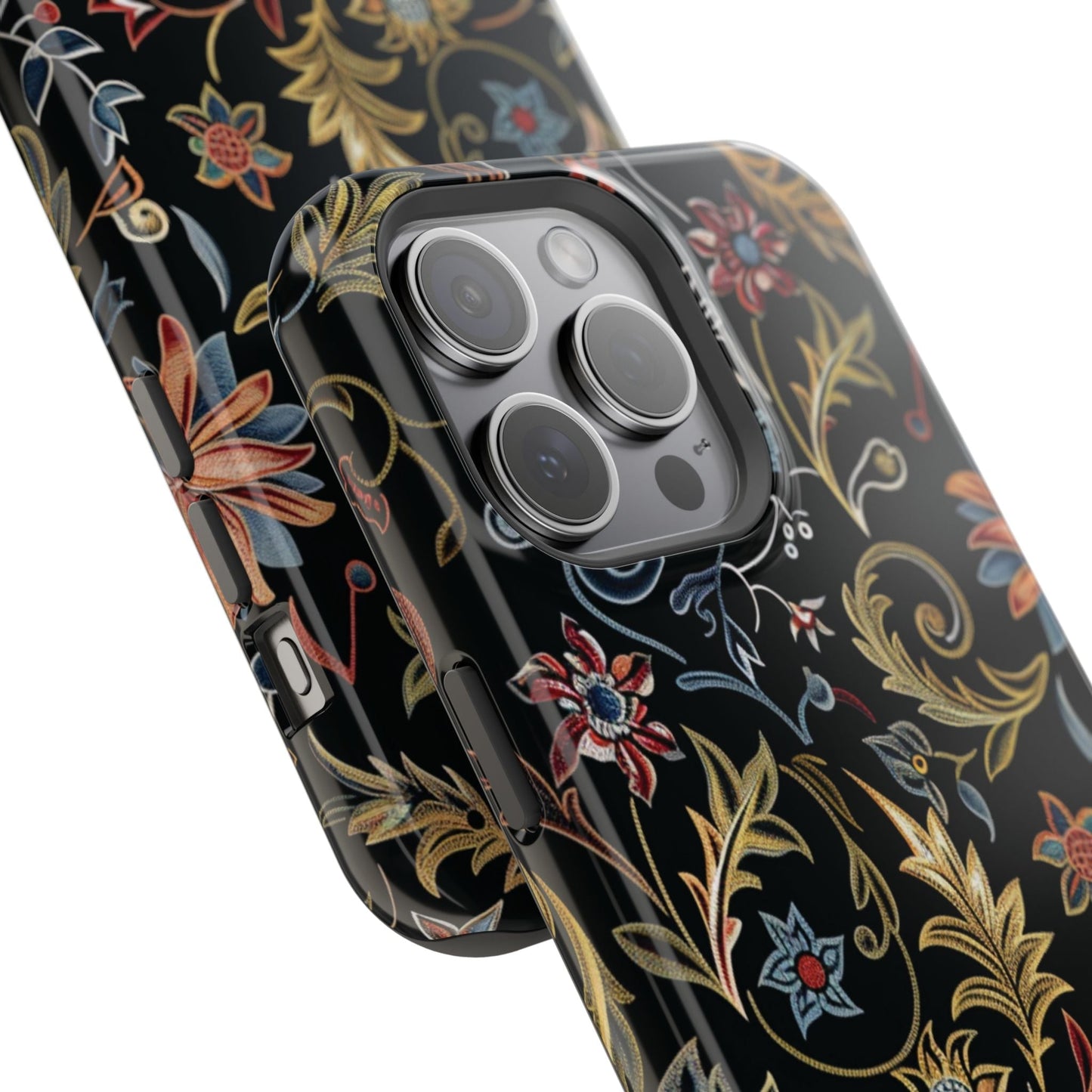 Floral Vintage Phone Case — Magnetic Impact - Resistant - DIGITAL X