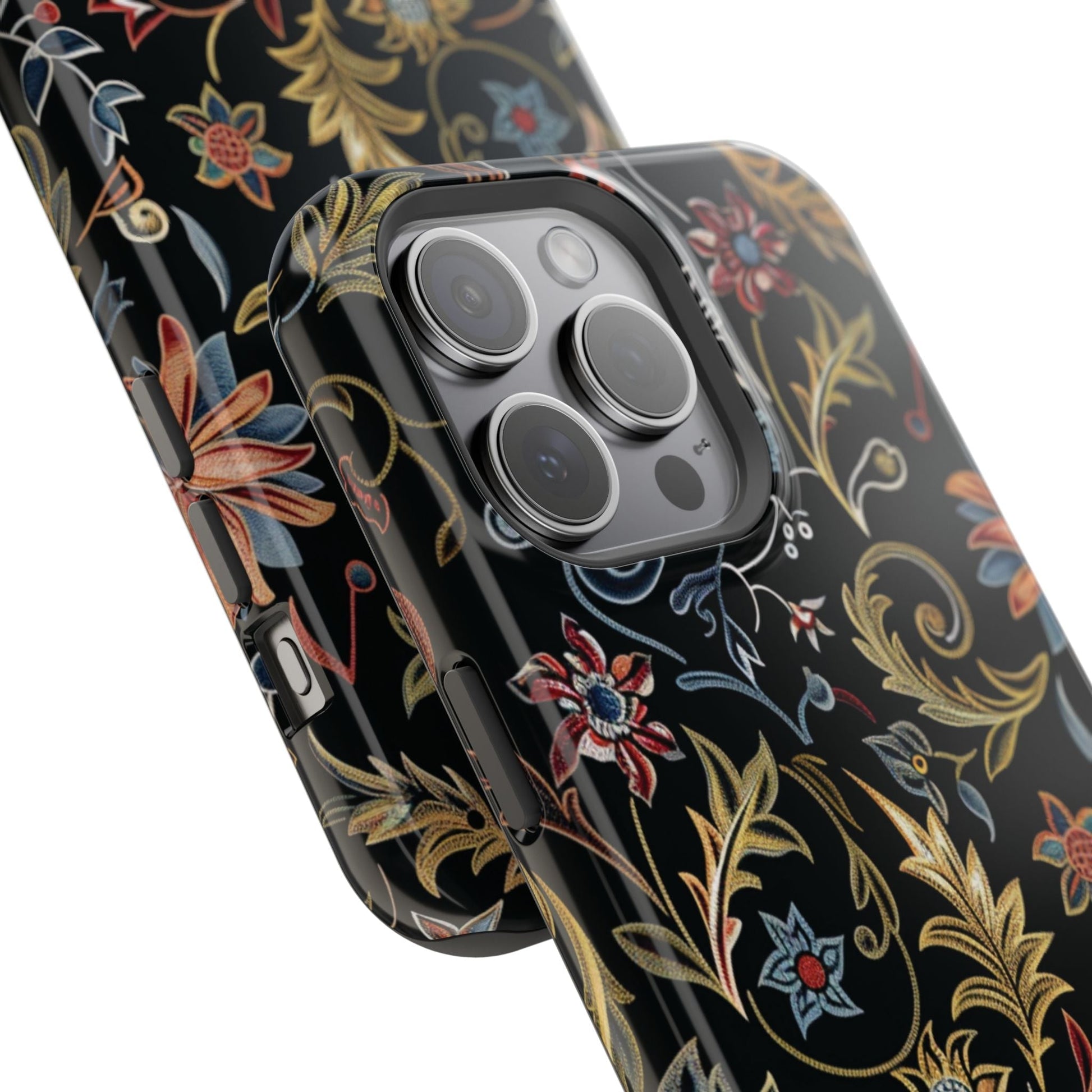 Floral Vintage Phone Case — Magnetic Impact - Resistant - DIGITAL X