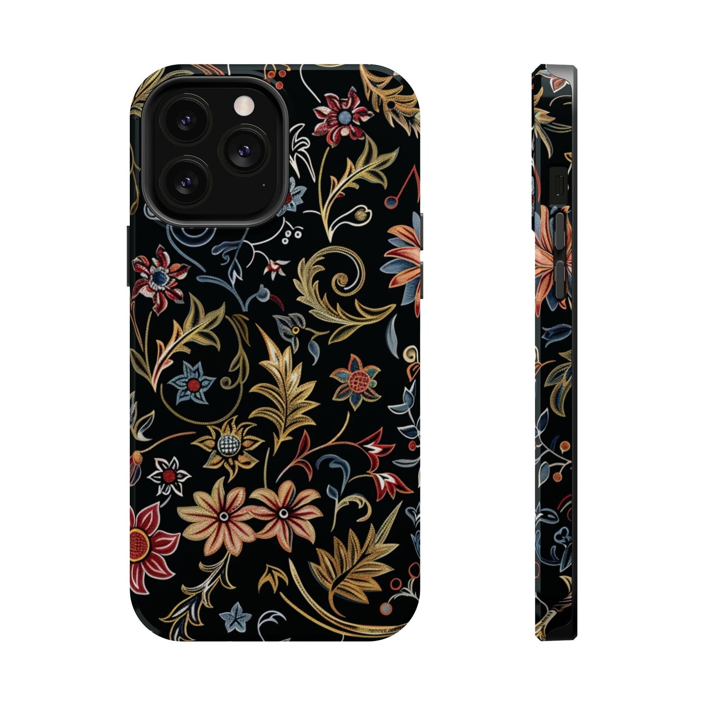 Floral Vintage Phone Case — Magnetic Impact - Resistant - DIGITAL X