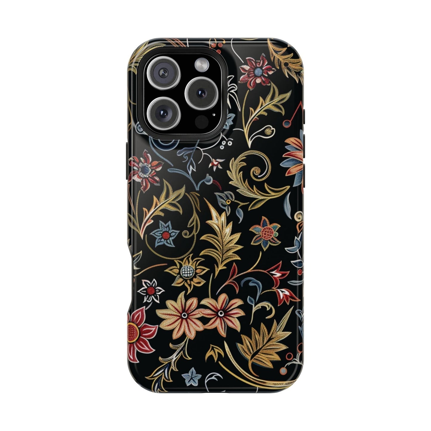 Floral Vintage Phone Case — Magnetic Impact - Resistant - DIGITAL X