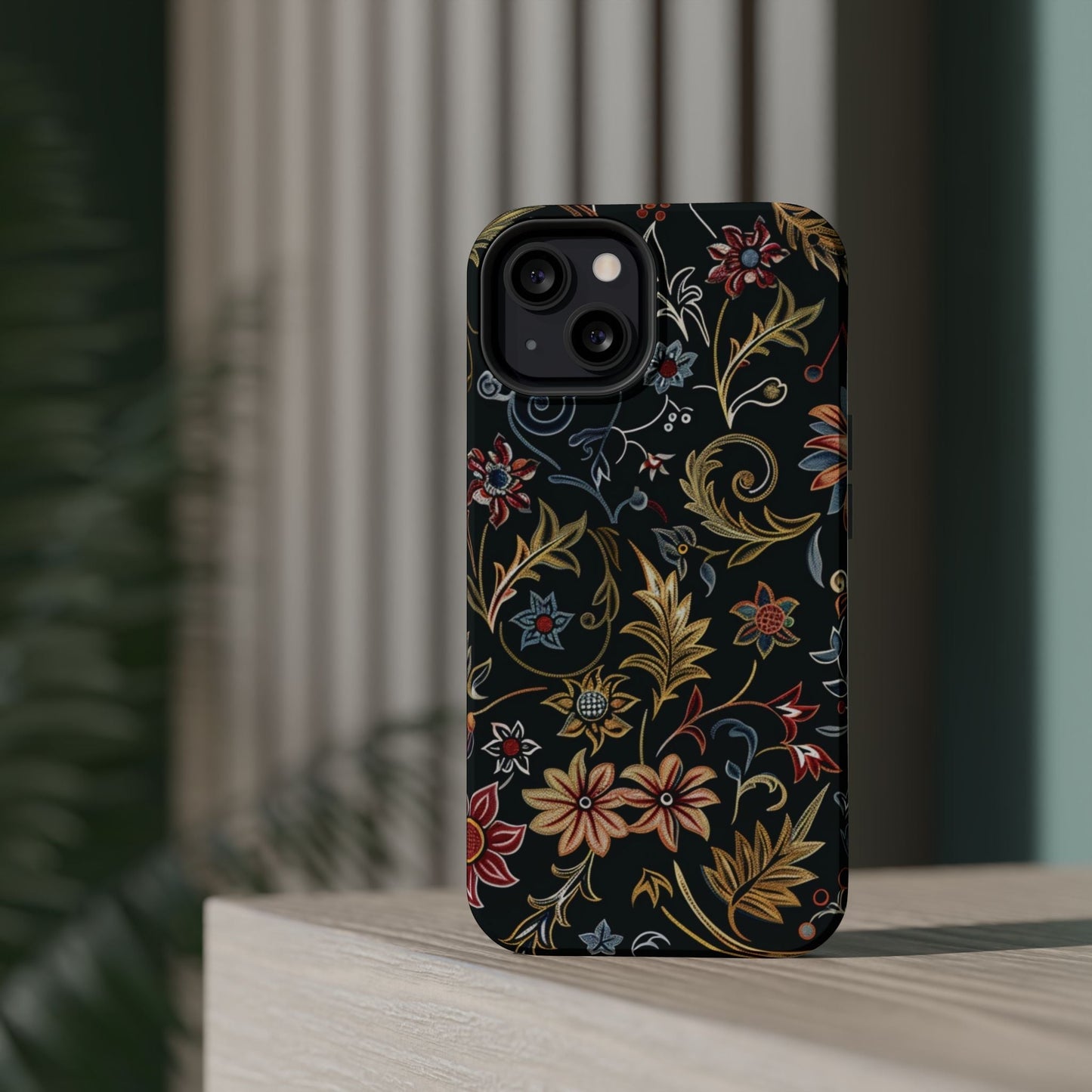 Floral Vintage Phone Case — Magnetic Impact - Resistant - DIGITAL X