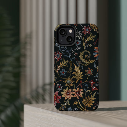 Floral Vintage Phone Case — Magnetic Impact - Resistant - DIGITAL X