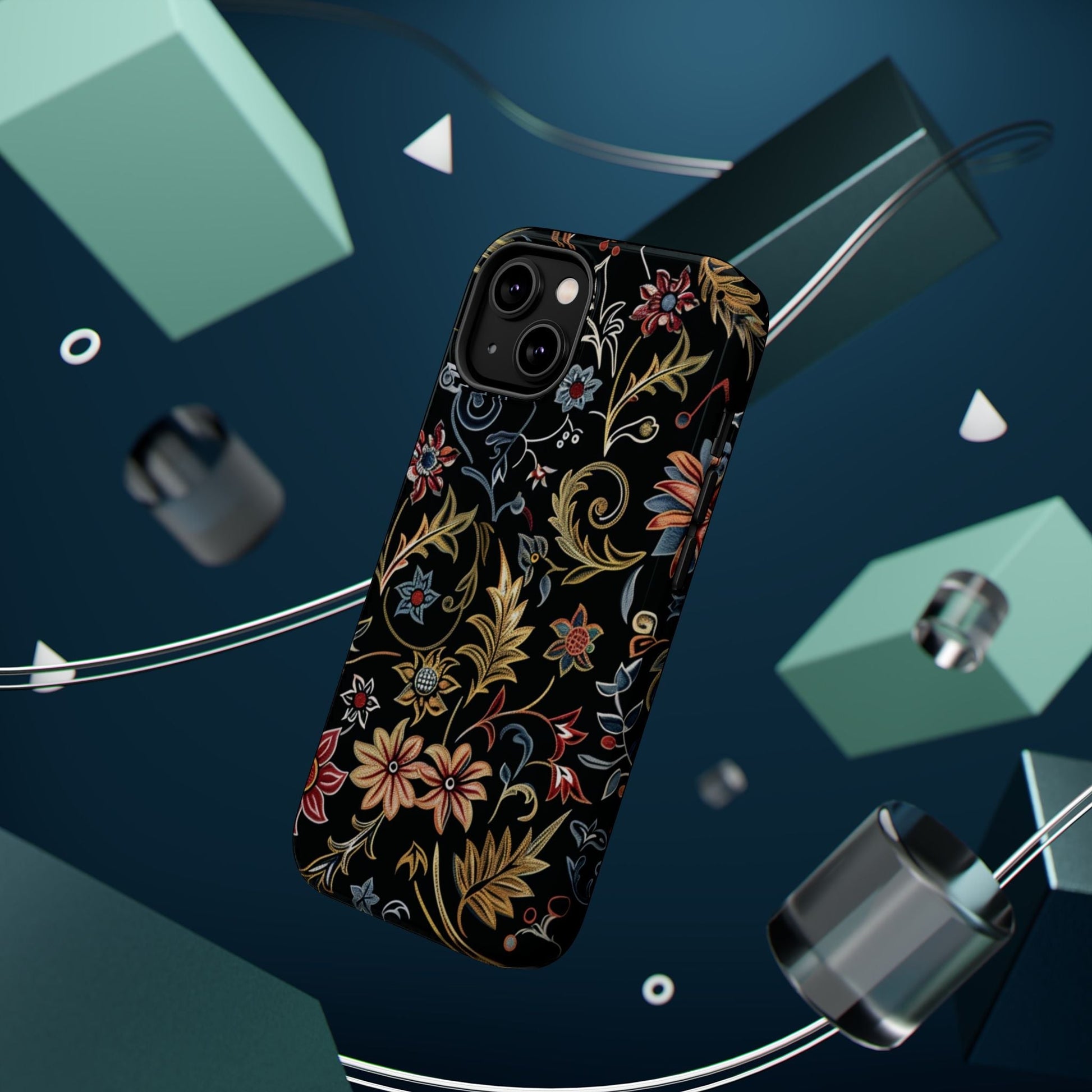 Floral Vintage Phone Case — Magnetic Impact - Resistant - DIGITAL X