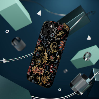 Floral Vintage Phone Case — Magnetic Impact - Resistant - DIGITAL X