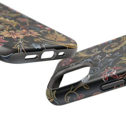 Floral Vintage Phone Case — Magnetic Impact - Resistant - DIGITAL X