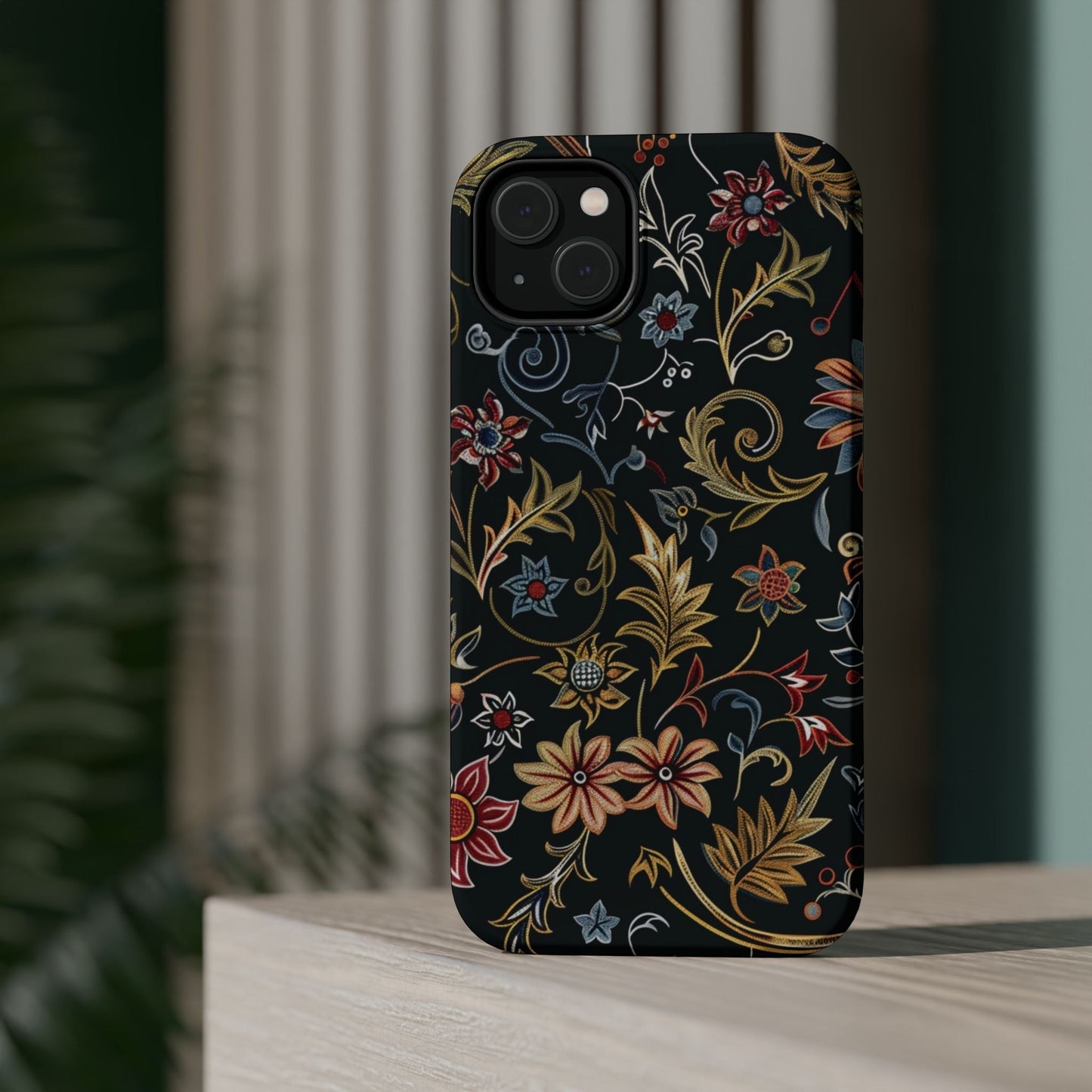 Floral Vintage Phone Case — Magnetic Impact - Resistant - DIGITAL X