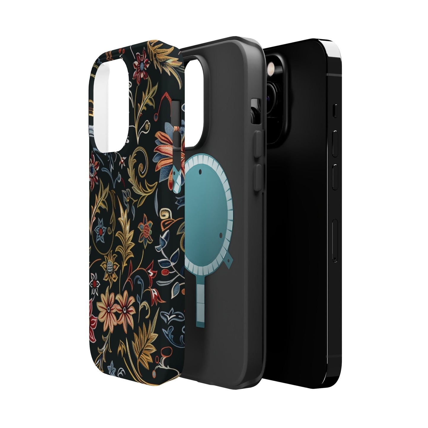 Floral Vintage Phone Case — Magnetic Impact - Resistant - DIGITAL X