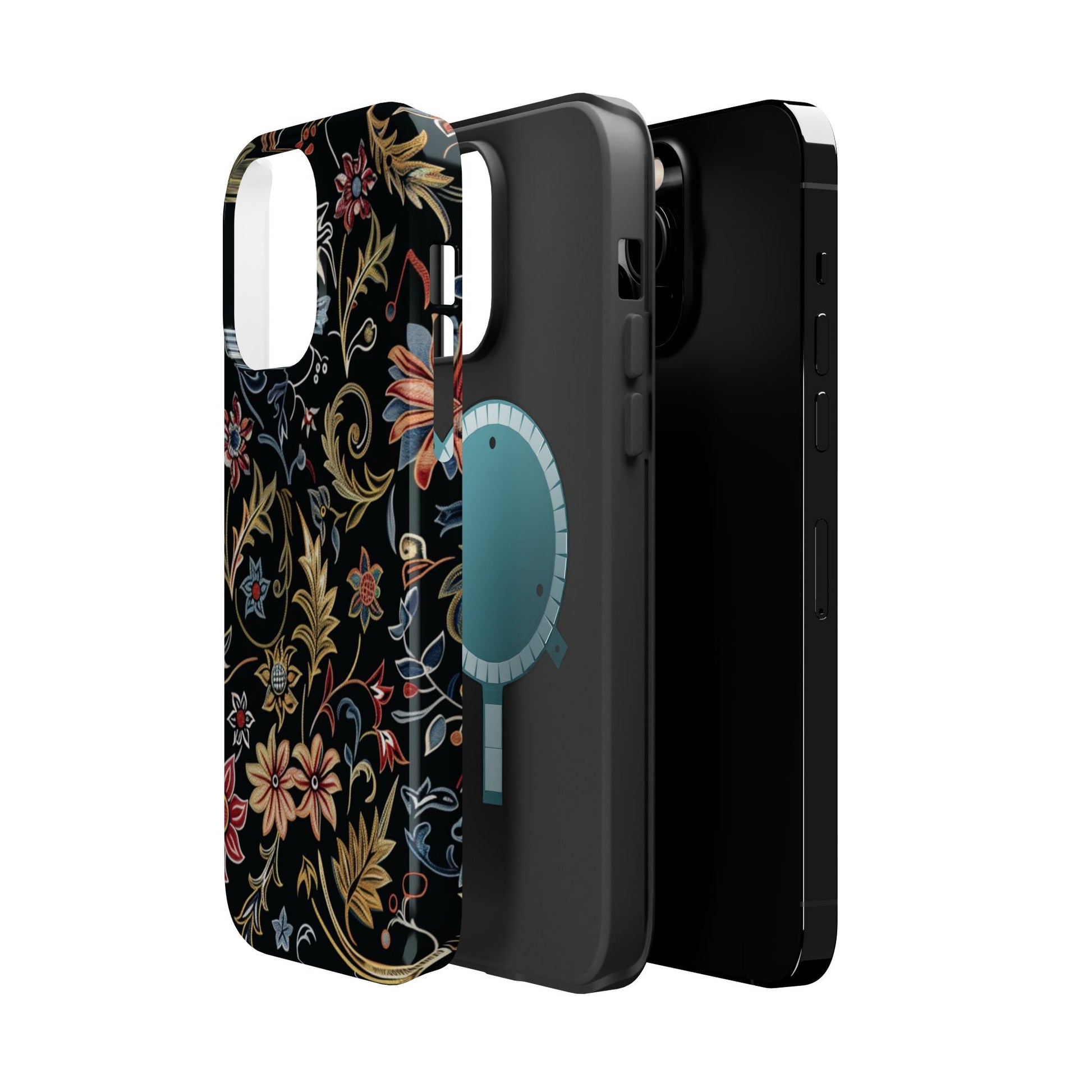 Floral Vintage Phone Case — Magnetic Impact - Resistant - DIGITAL X