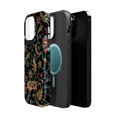 Floral Vintage Phone Case — Magnetic Impact - Resistant - DIGITAL X