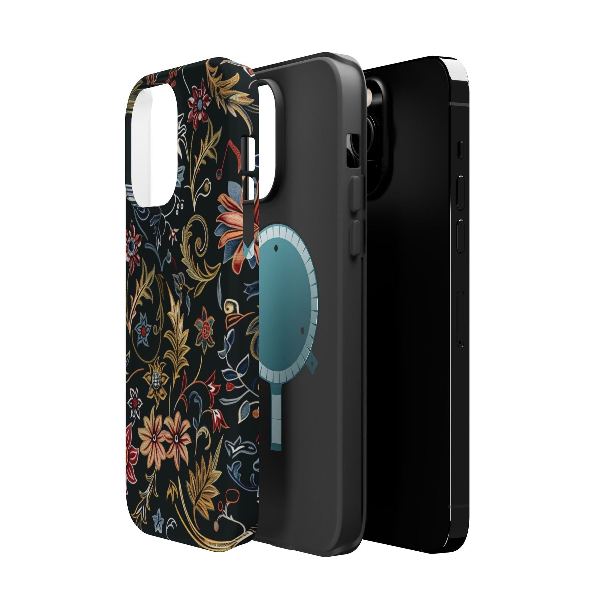 Floral Vintage Phone Case — Magnetic Impact - Resistant - DIGITAL X